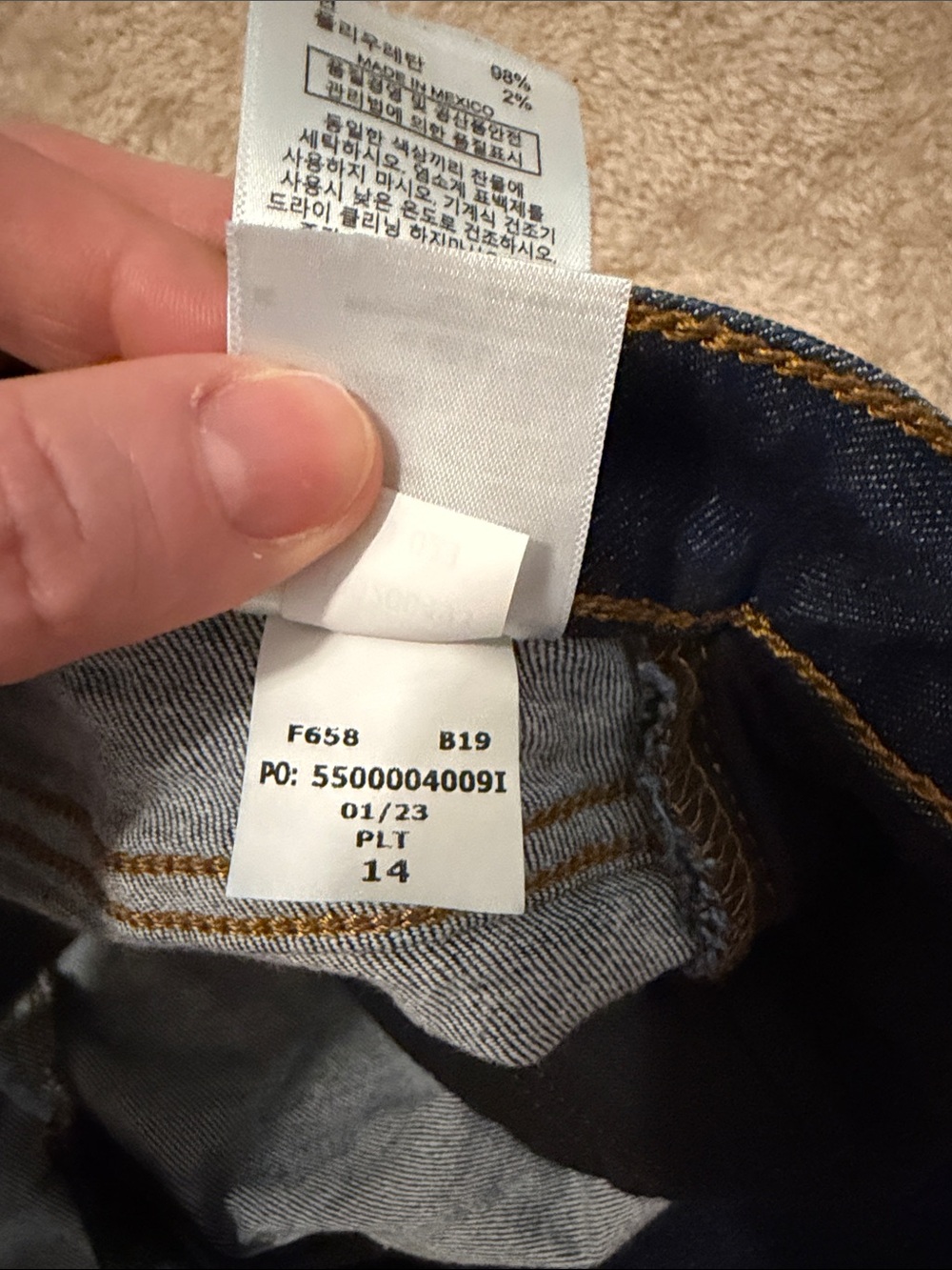 Brooks Brothers Women's Dark Blue Straight-Leg Jeans View 6